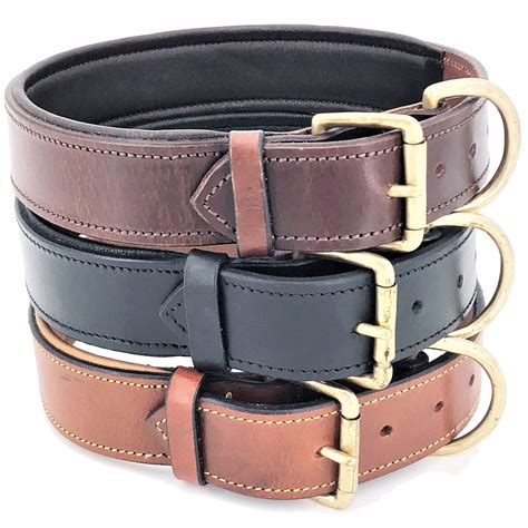 Stylish & Durable Thick Leather Dog Collars for Your Furry Companion